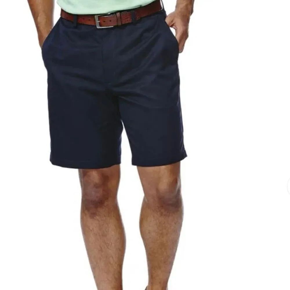 Haggar NWT 9” navy performance short size 38